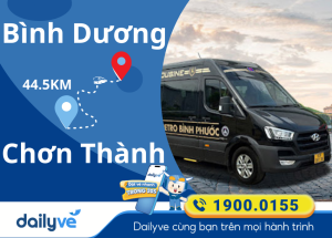 Vé xe từ Bình Dương đi Chơn Thành