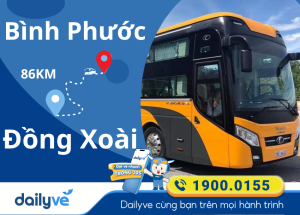Vé xe từ Bình Phước đi Đồng Xoài