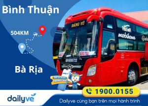 Vé xe từ Bình Thuận đi Bà Rịa