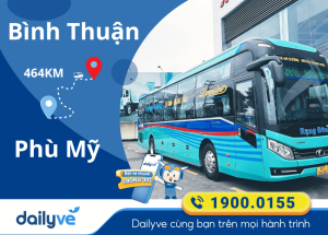 Vé xe từ Bình Thuận đi Phù Mỹ