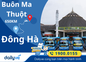 Vé xe từ Buôn Ma Thuột đi Đông Hà