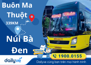 Vé xe từ Buôn Ma Thuột đi Núi Bà Đen