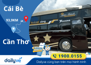 Vé xe từ Cái Bè đi Cần Thơ