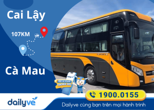 Vé xe từ Cai Lậy đi Cà Mau