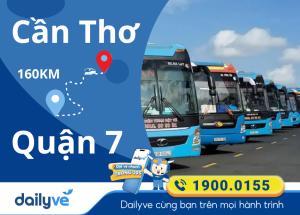 Vé xe từ Cần Thơ đi Quận 7