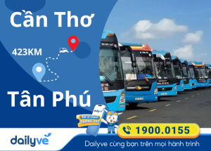 Vé xe từ Cần Thơ đi Tân Phú