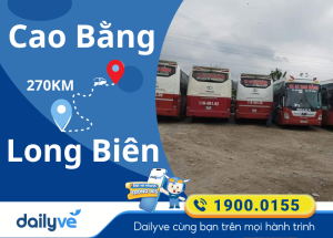 Vé xe từ Cao Bằng đi Long Biên