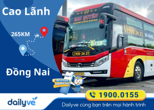Vé xe từ Cao Lãnh đi Đồng Nai