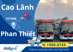 Vé xe từ Cao Lãnh đi Phan Thiết