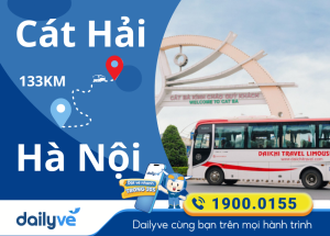Vé xe từ Cát Hải đi Hà Nội