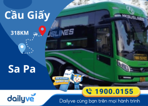 Vé xe từ Cầu Giấy đi Sa Pa