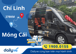Vé xe từ Chí Linh đi Móng Cái