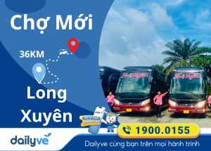 Vé xe từ Chợ Mới đi Long Xuyên
