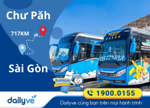 Vé xe từ Chư Păh đi Sài Gòn