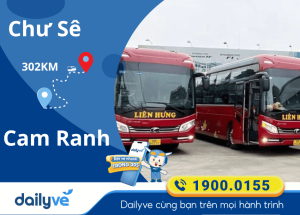 Vé xe từ Chư Sê đi Cam Ranh