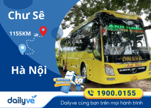 Vé xe từ Chư Sê đi Hà Nội