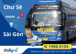 Vé xe từ Chư Sê đi Sài Gòn