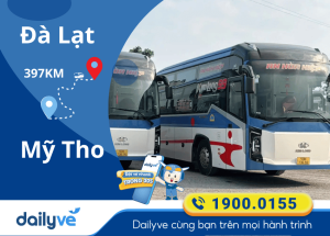 Vé xe từ Đà Lạt đi Mỹ Tho
