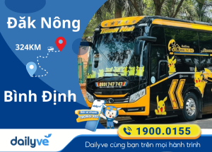 Vé xe từ Đăk Nông đi Bình Định