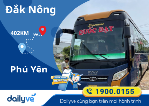 Vé xe từ Đắk Nông đi Phú Yên