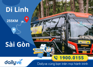 Vé xe từ Di Linh đi Sài Gòn
