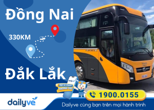 Vé xe từ Đồng Nai đi Đắk Lắk