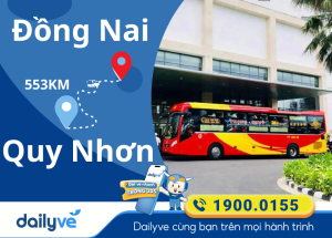 Vé xe từ Đồng Nai đi Quy Nhơn