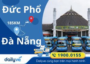Vé xe từ Đức Phổ đi Đà Nẵng