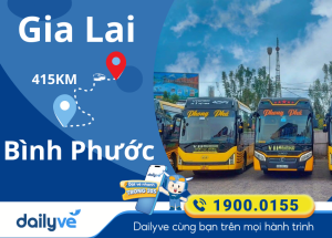 Vé xe từ Gia Lai đi Bình Phước