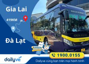 Vé xe từ Gia Lai đi Đà Lạt