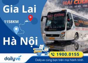 Vé xe từ Gia Lai đi Hà Nội