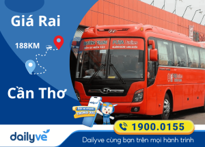 Vé xe từ Giá Rai đi Cần Thơ