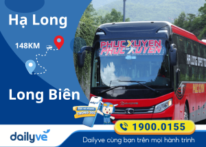 Vé xe từ Hạ Long đi Long Biên