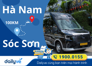 Vé xe từ Hà Nam đi Sóc Sơn