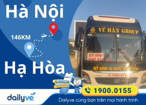 Vé xe từ Hà Nội đi Hạ Hòa