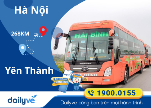 Vé xe từ Hà Nội đi Yên Thành