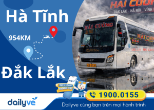 Vé xe từ Hà Tĩnh đi Đắk Lắk