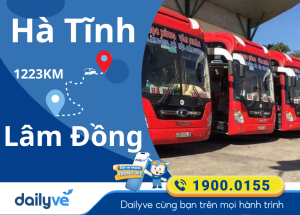 Vé xe từ Hà Tĩnh đi Lâm Đồng