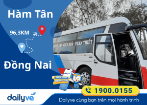 Vé xe từ Hàm Tân đi Đồng Nai