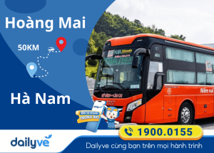 Vé xe từ Hoàng Mai đi Hà Nam