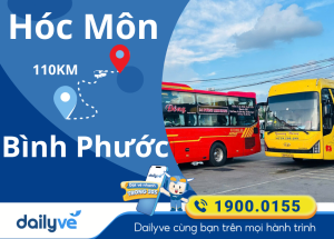 Vé xe từ Hóc Môn đi Bình Phước