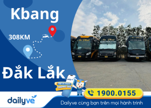 Vé xe từ Kbang đi Đắk Lắk