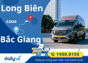 Vé xe từ Long Biên đi Bắc Giang