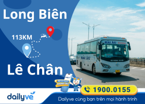 Vé xe từ Long Biên đi Lê Chân