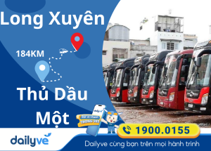Vé xe từ Long Xuyên đi Thủ Dầu Một