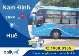 Vé xe từ Nam Định đi Huế