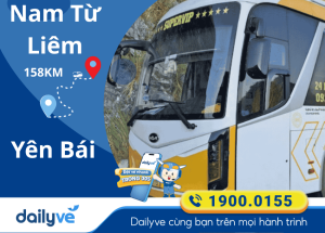 Vé xe từ Nam Từ Liêm đi Yên Bái