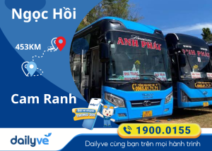 Vé xe từ Ngọc Hồi đi Cam Ranh