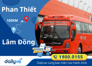 Vé xe từ Phan Thiết đi Lâm Đồng