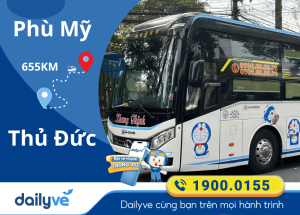 Vé xe từ Phù Mỹ đi Thủ Đức